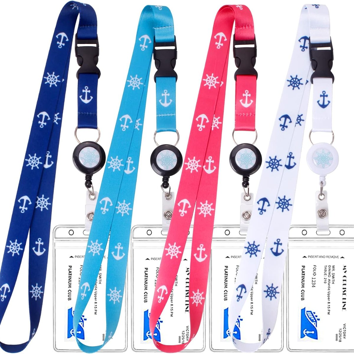 Retractable Waterproof Lanyard with ID Badge Holder